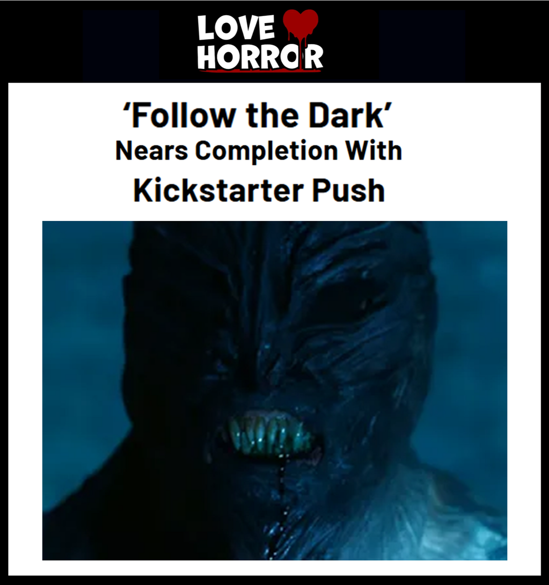Follow the dark Follow the dark